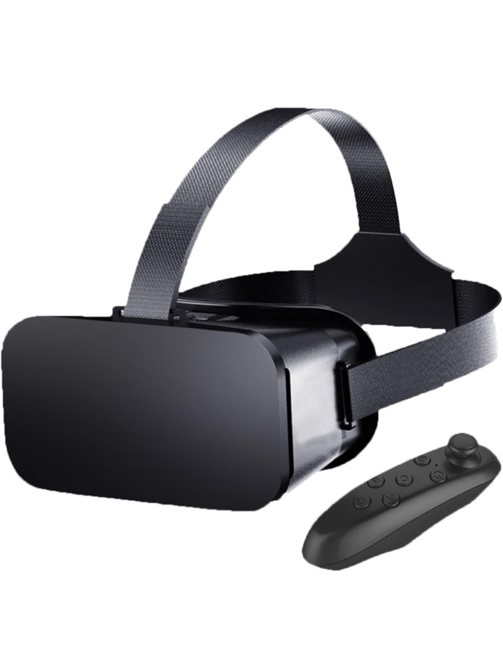 Universal Black VR Headset with Wireless Controller